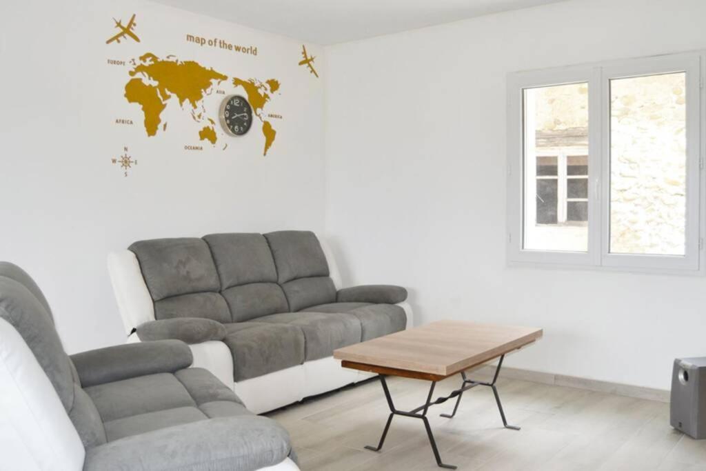 Villa complète au calme avec vue imprenable Beausemblant Extérieur photo