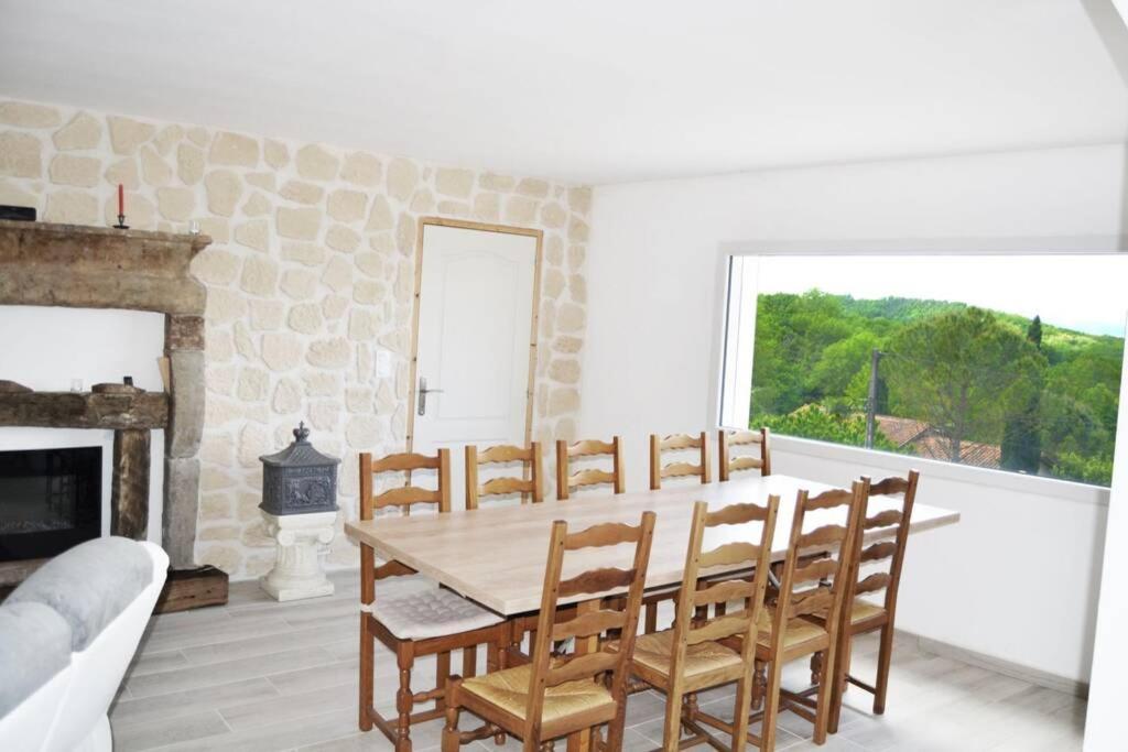 Villa complète au calme avec vue imprenable Beausemblant Extérieur photo