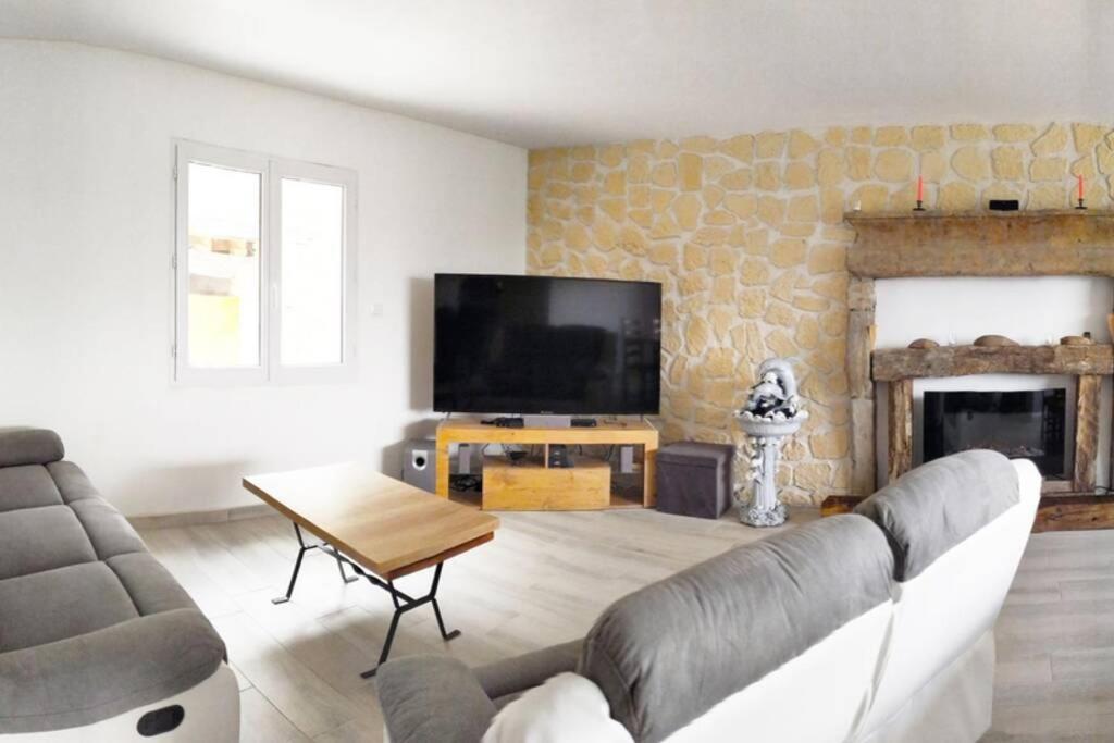 Villa complète au calme avec vue imprenable Beausemblant Extérieur photo